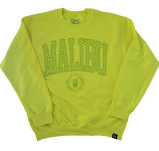 [KH+SF] Malibu & Diet Crewneck Neon Yellow