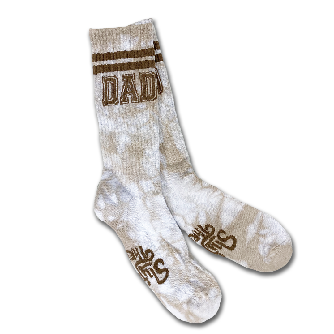 Tie Dye Dad Socks