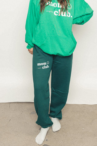 Mom Club Green Sweatpants