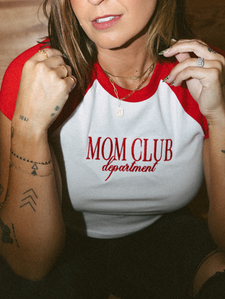 Mom Club Department Baby Tee