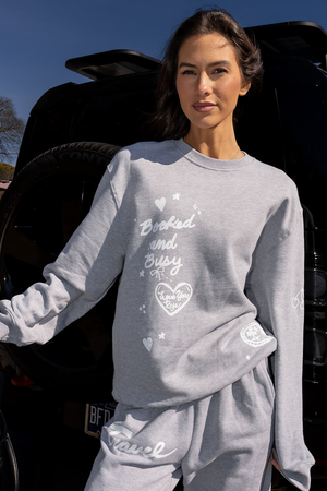 Booked and Busy Crewneck