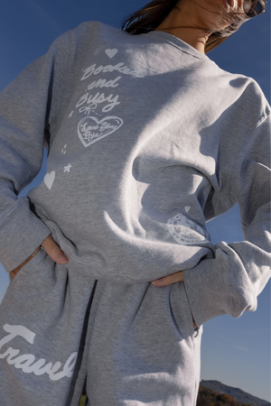 Booked and Busy Crewneck