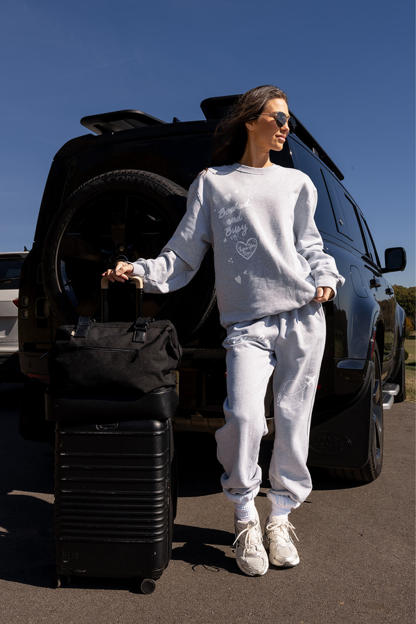 Booked and Busy Crewneck