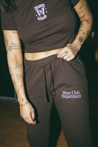 Mom Club Brown Sweatpants