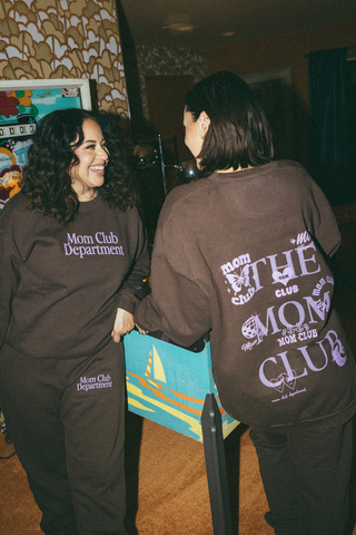 Mom Club Brown Crew