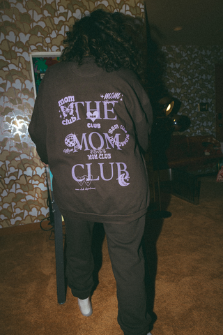 Mom Club Brown Crew