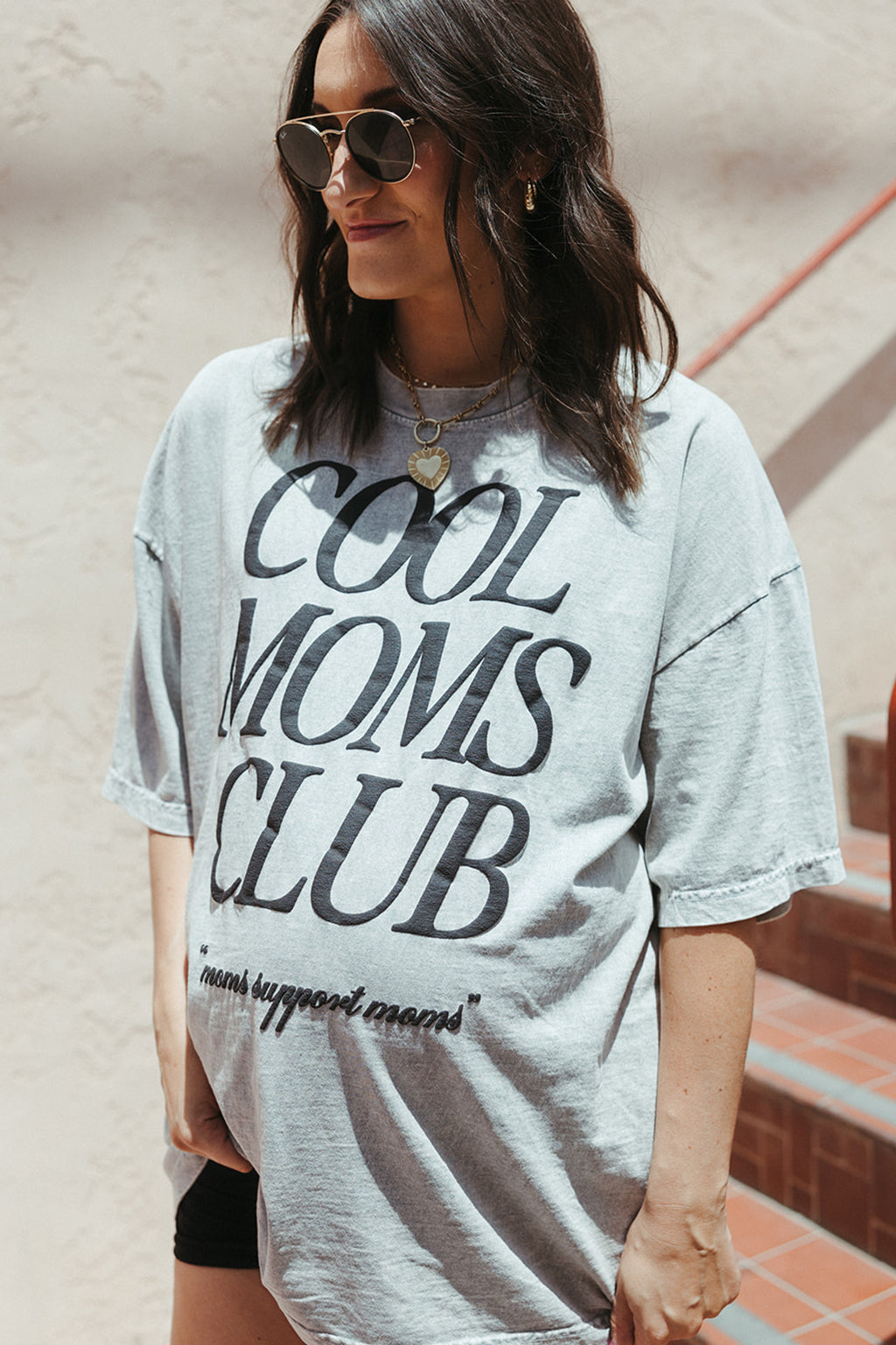 KL+SF Cool Moms Club Acid Wash