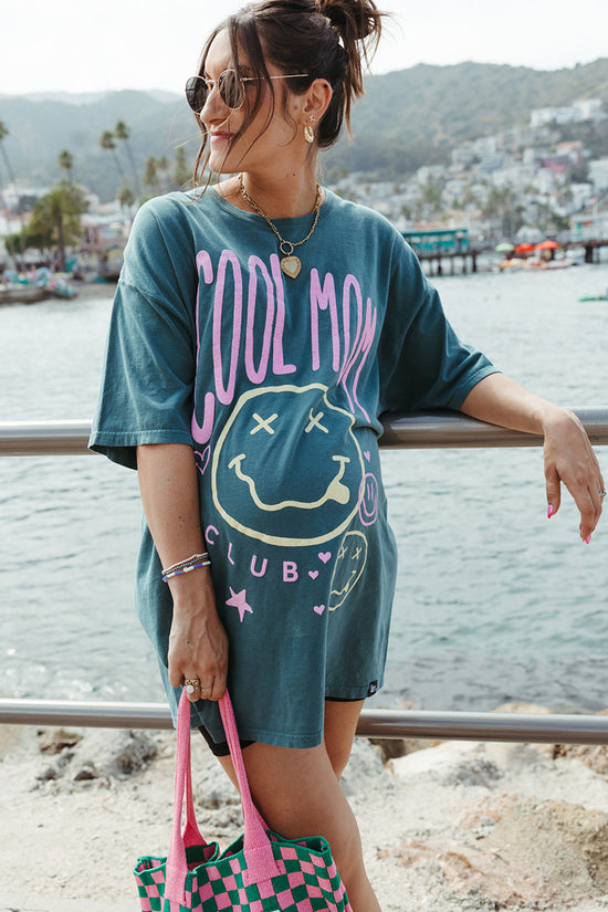 KL+SF Cool Mom Emerald Tee
