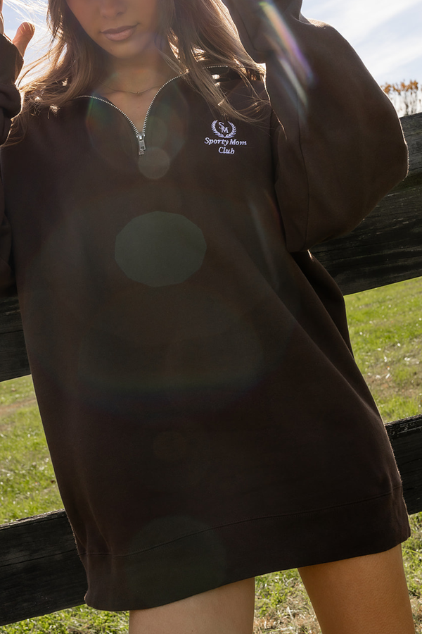 Sporty Mom Club Quarter Zip