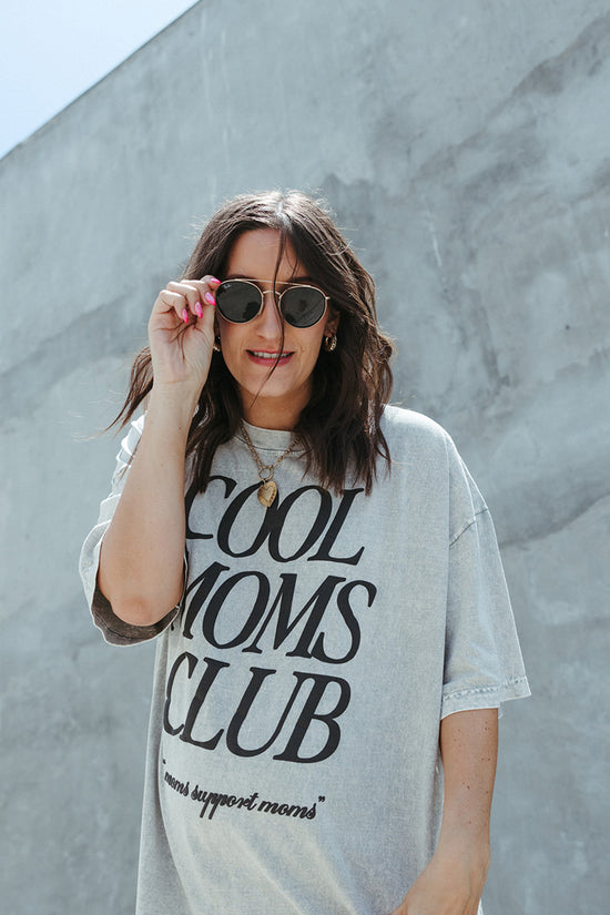 KL+SF Cool Moms Club Acid Wash