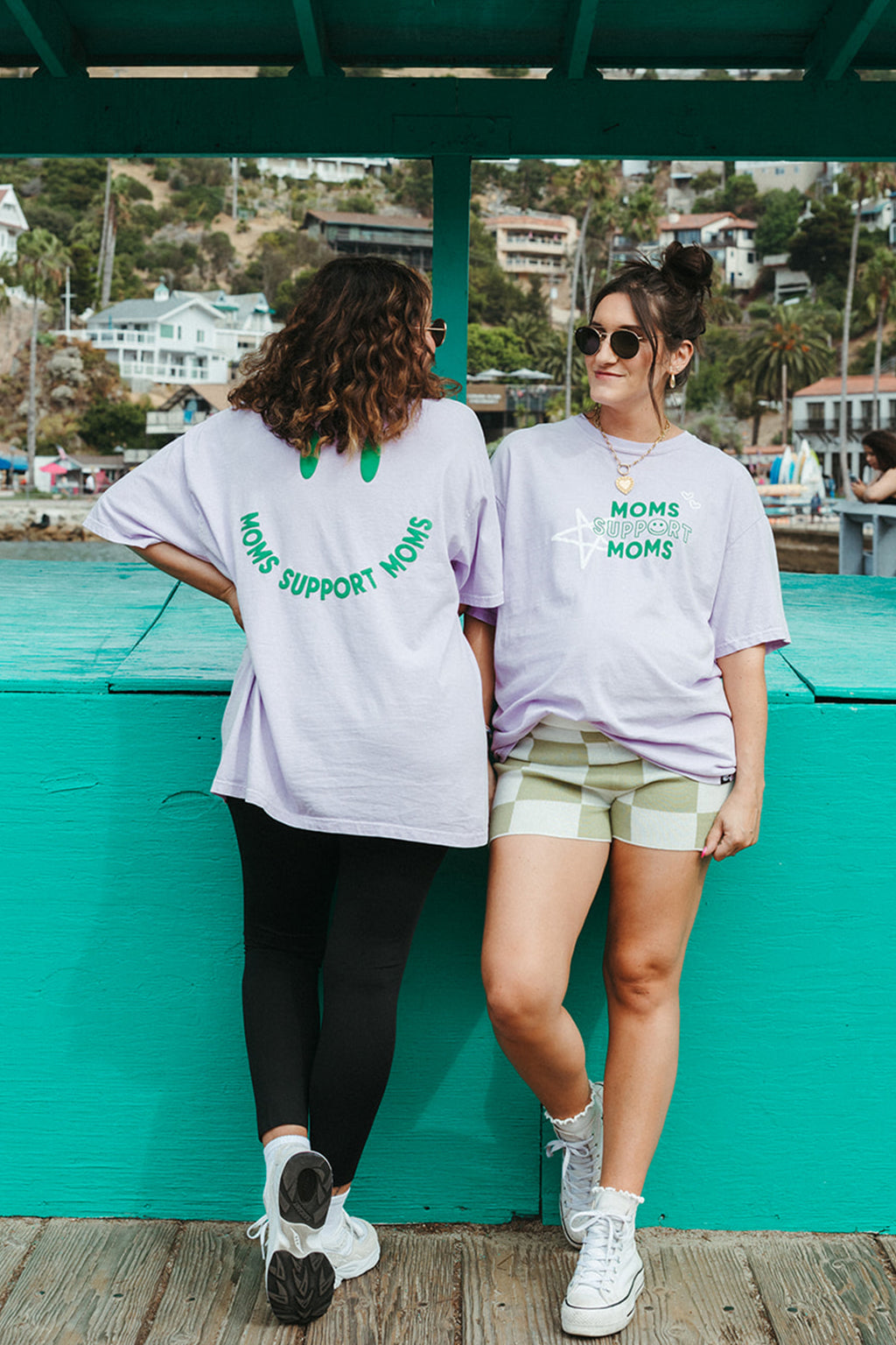 KL+SF Moms Support Moms Lavender Tee