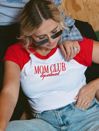 Mom Club Department Baby Tee