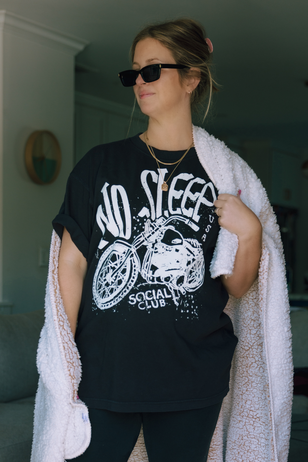 No Sleep Social Club Luxe Tee