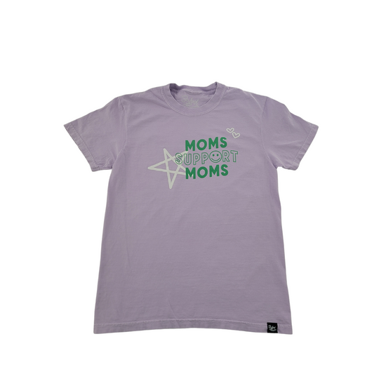 Load image into Gallery viewer, KL+SF Moms Support Moms Lavender Tee
