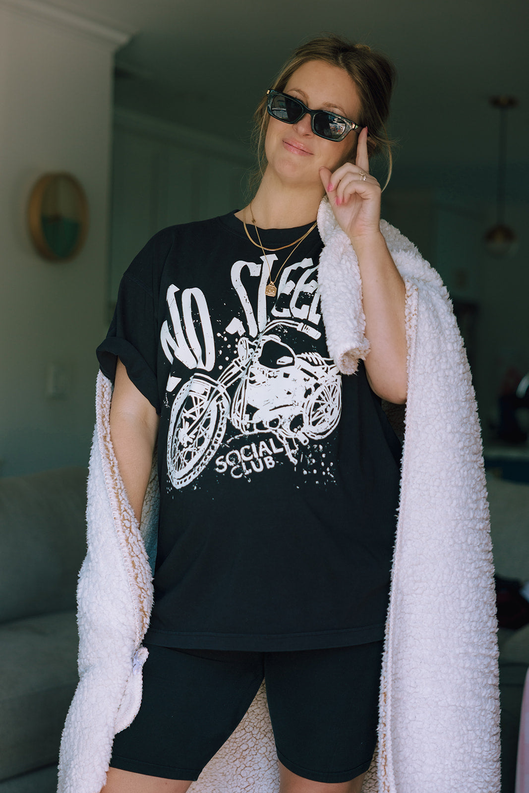 No Sleep Social Club Luxe Tee