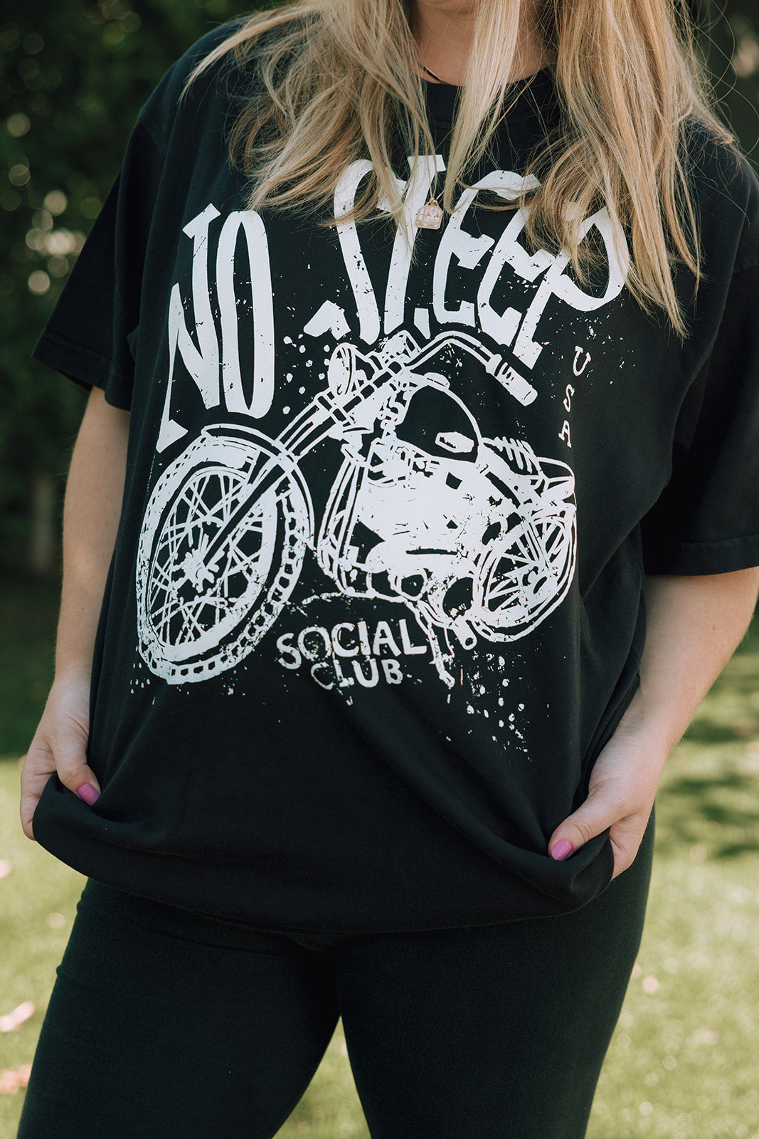 No Sleep Social Club Luxe Tee