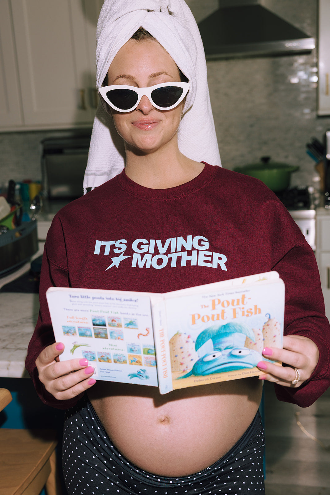 Its Giving Mother Crewneck – Slyfox Threads