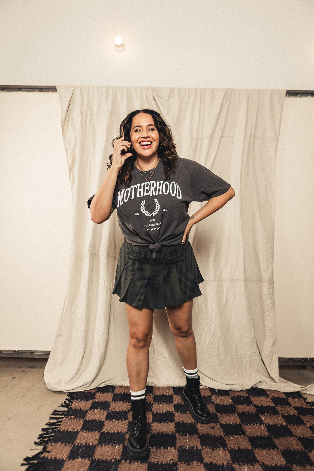 Motherhood Gray Wash Tee