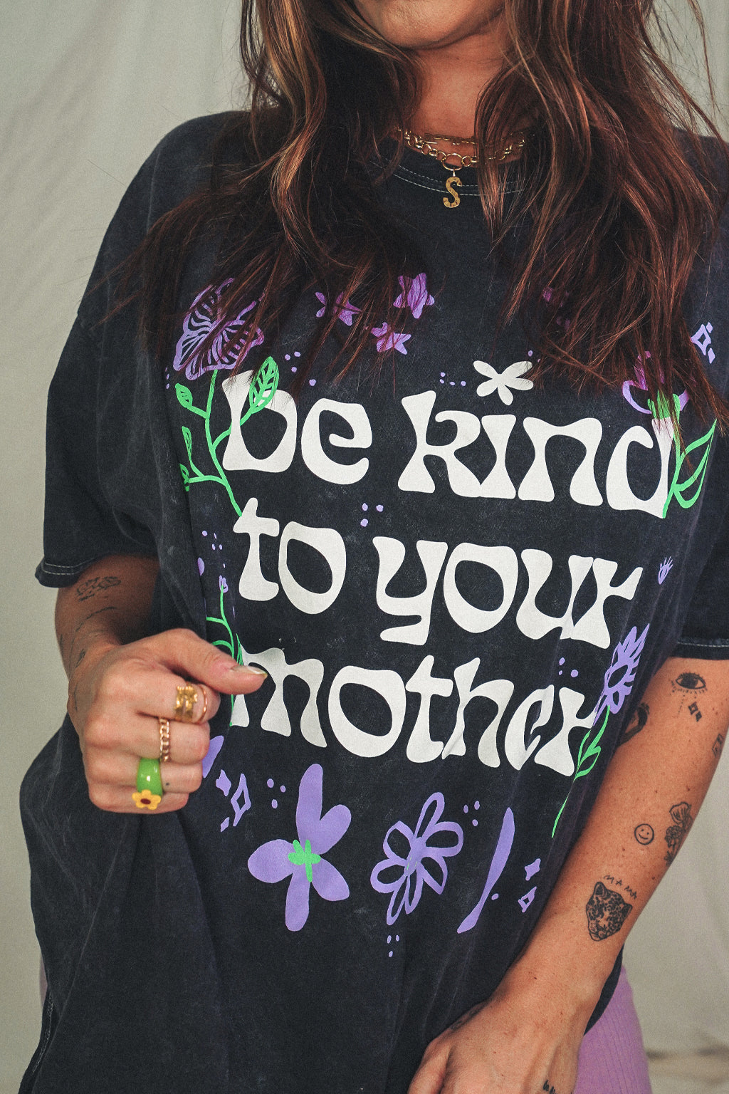 Load image into Gallery viewer, Be Kind to Your Mother Adult T-Shirt
