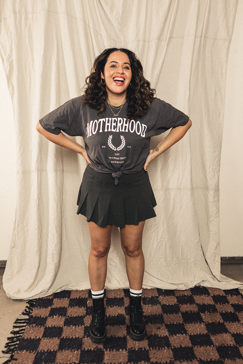 Motherhood Gray Wash Tee