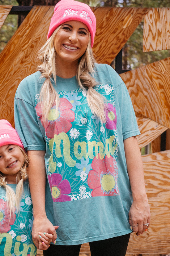 [KH+SF] Mama Retro Flower Tee