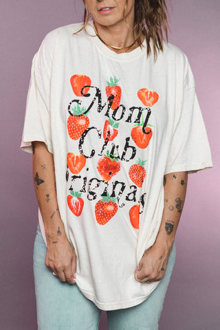 Mom Club Originals Strawberry Shirt