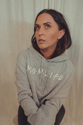 Mom Life "Friends" Crop Sweatshirt