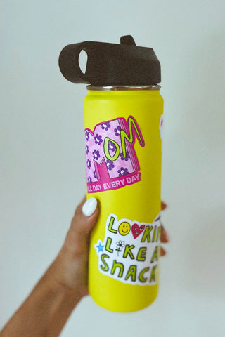 KL+SF Water Bottle and Sticker Combo