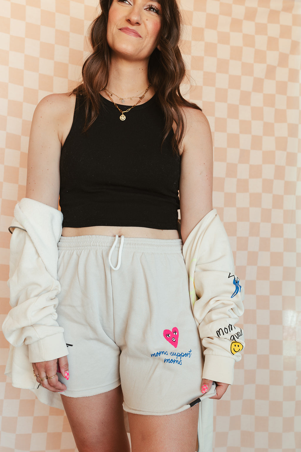 KL+SF Mom Squad Sweat Shorts