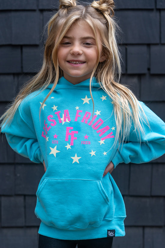 [KH+SF] Fiesta Friday Youth Hoodie Scuba Blue