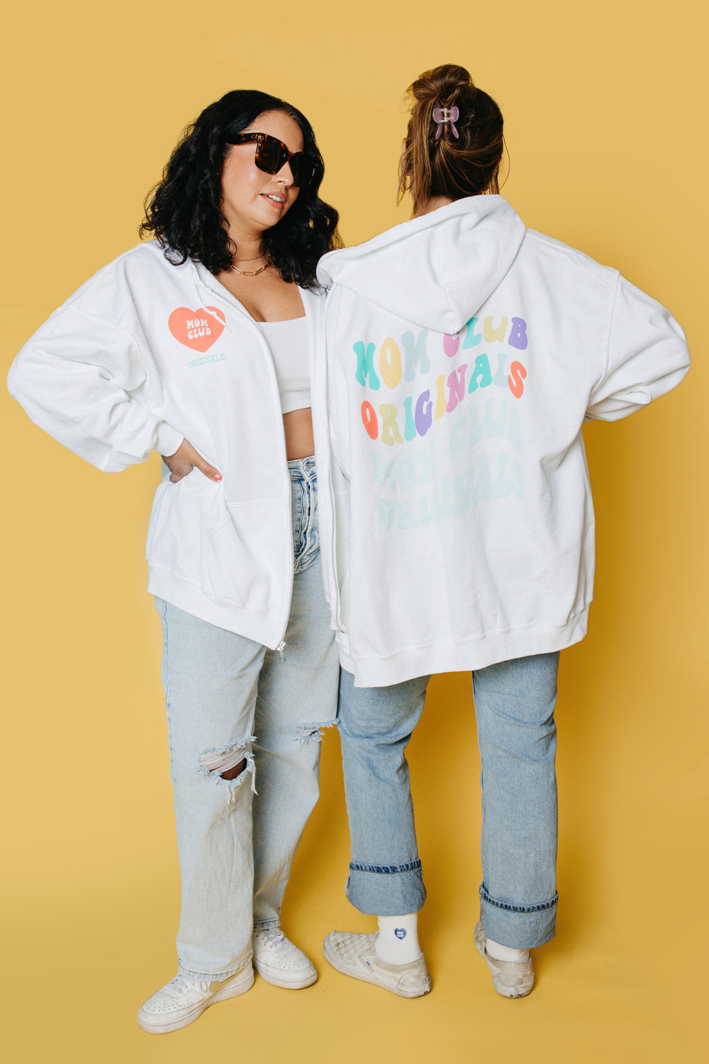 Mom Club Originals Zip Up Hoodie