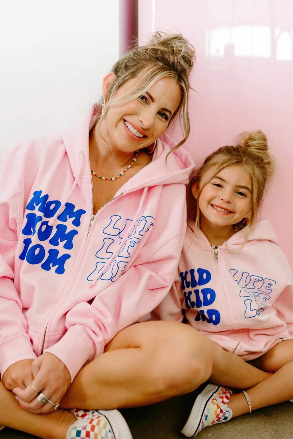 Momlife Best Friends Zip Up