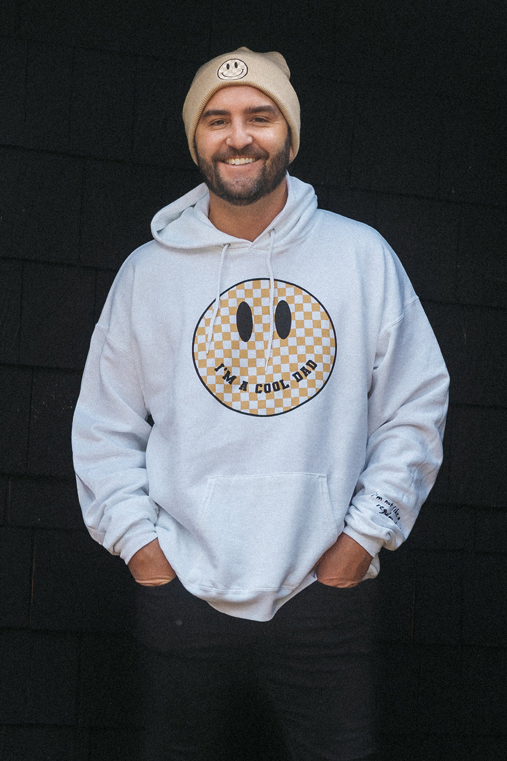 [KH+SF] I'm a Cool Dad White Hoodie