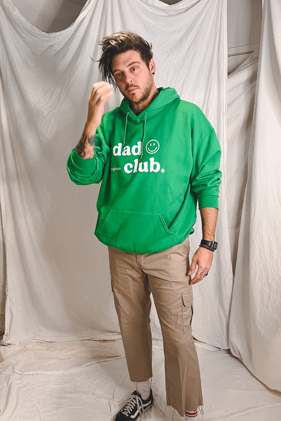 Dad Club Originals Green Hoodie