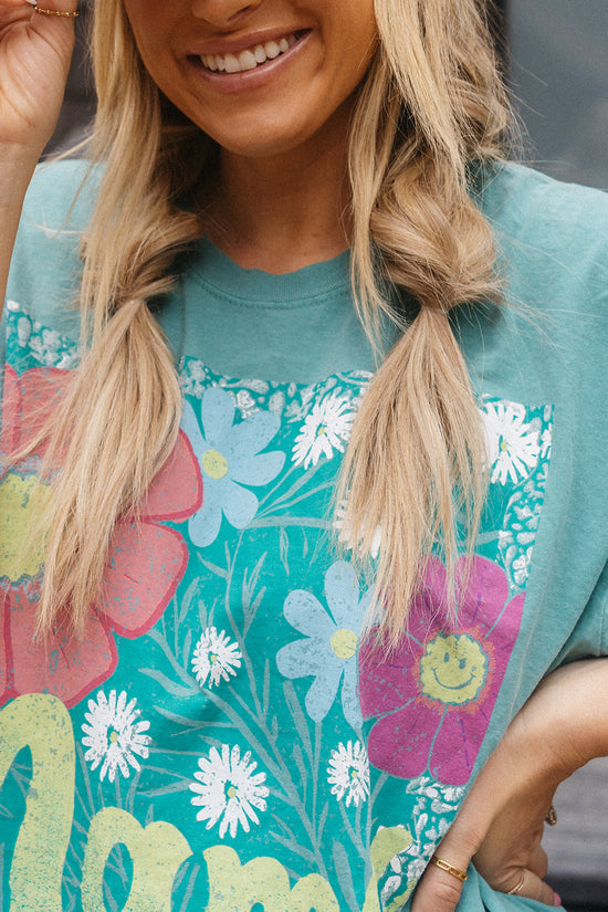 [KH+SF] Mama Retro Flower Tee
