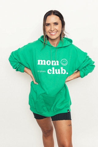 Mom Club Green Hoodie