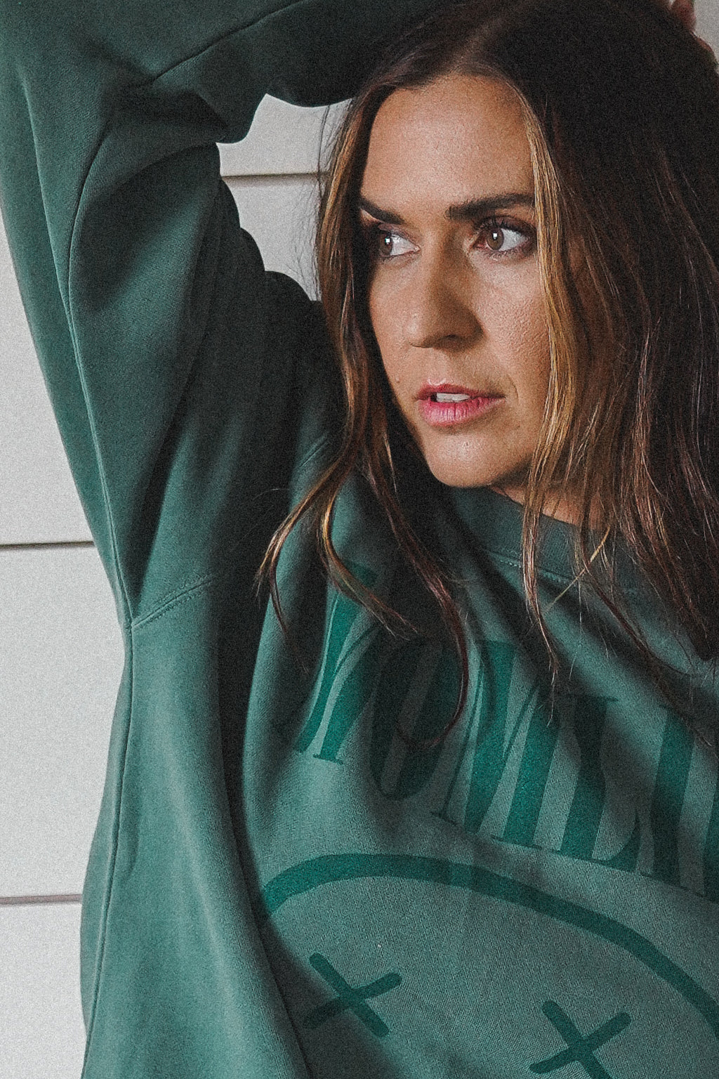 Green Momlife Rocker Crewneck