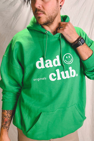Dad Club Originals Green Hoodie