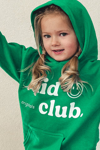 Kid Club Originals Green Hoodie