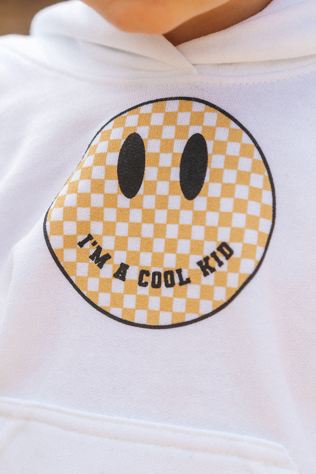 [KH+SF] I'm a Cool Kid White Hoodie