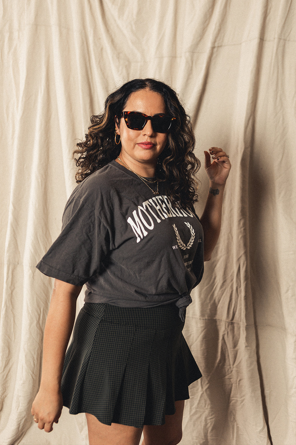 Motherhood Gray Wash Tee