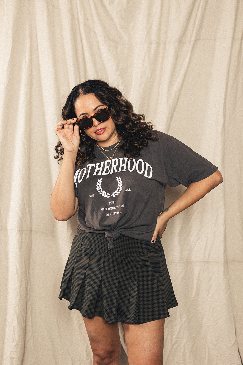 Motherhood Gray Wash Tee