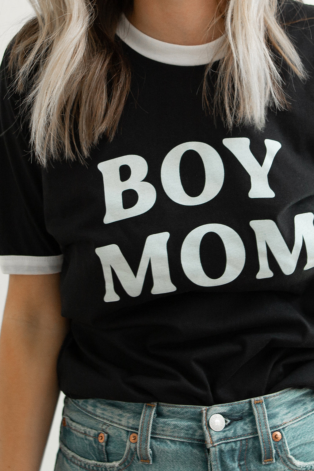 Boy Mom Ringer Tee