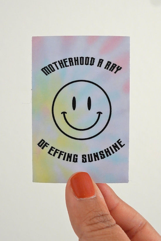 A Ray Of Sunshine Tie-Dye Sticker