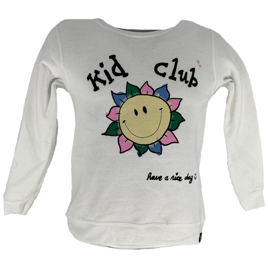 Load image into Gallery viewer, Kid Club Flower Face Crewneck
