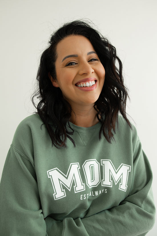 Mom Est. Always Crewneck