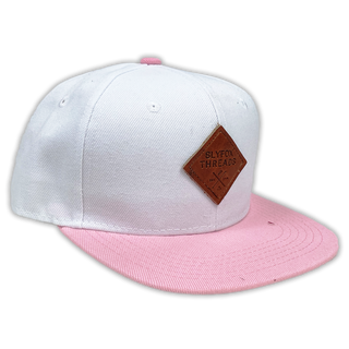 Kids White & Pink Hat