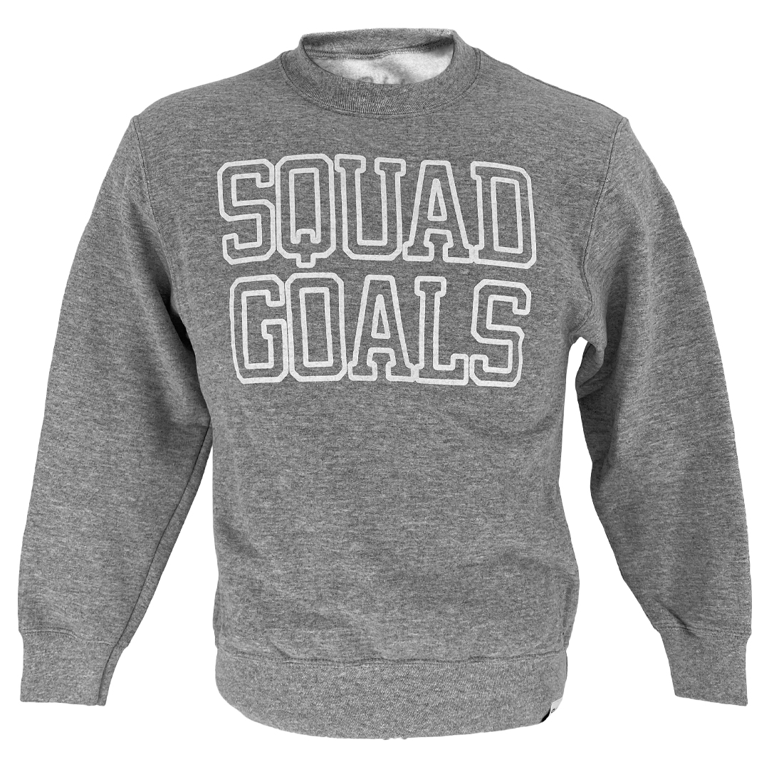 Load image into Gallery viewer, KH+SF Squad Goals Youth Sweat Shirt
