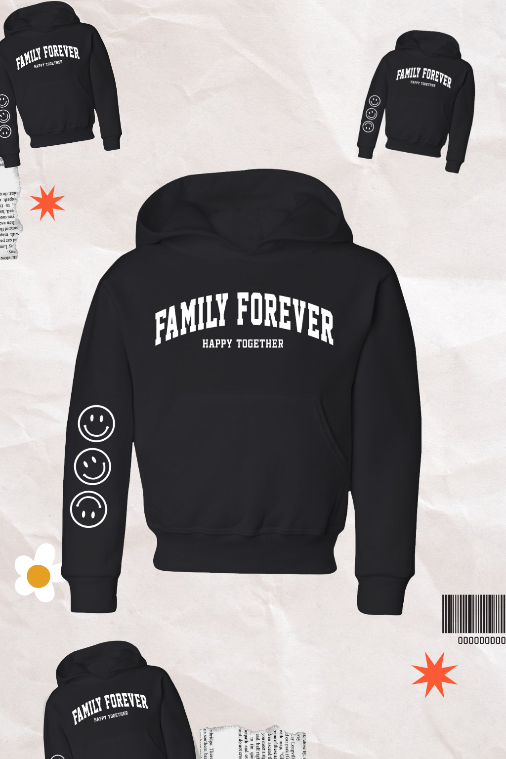 Load image into Gallery viewer, Family Forever Kids Hoodie
