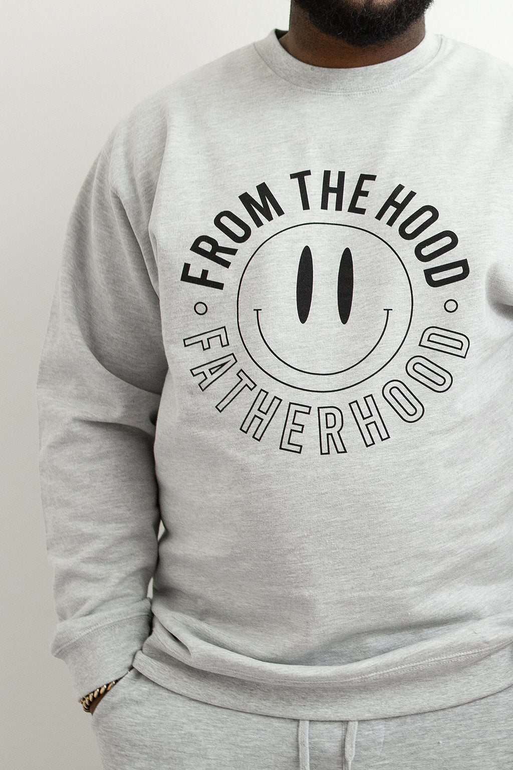 Load image into Gallery viewer, From The Hood, Fatherhood Crewneck

